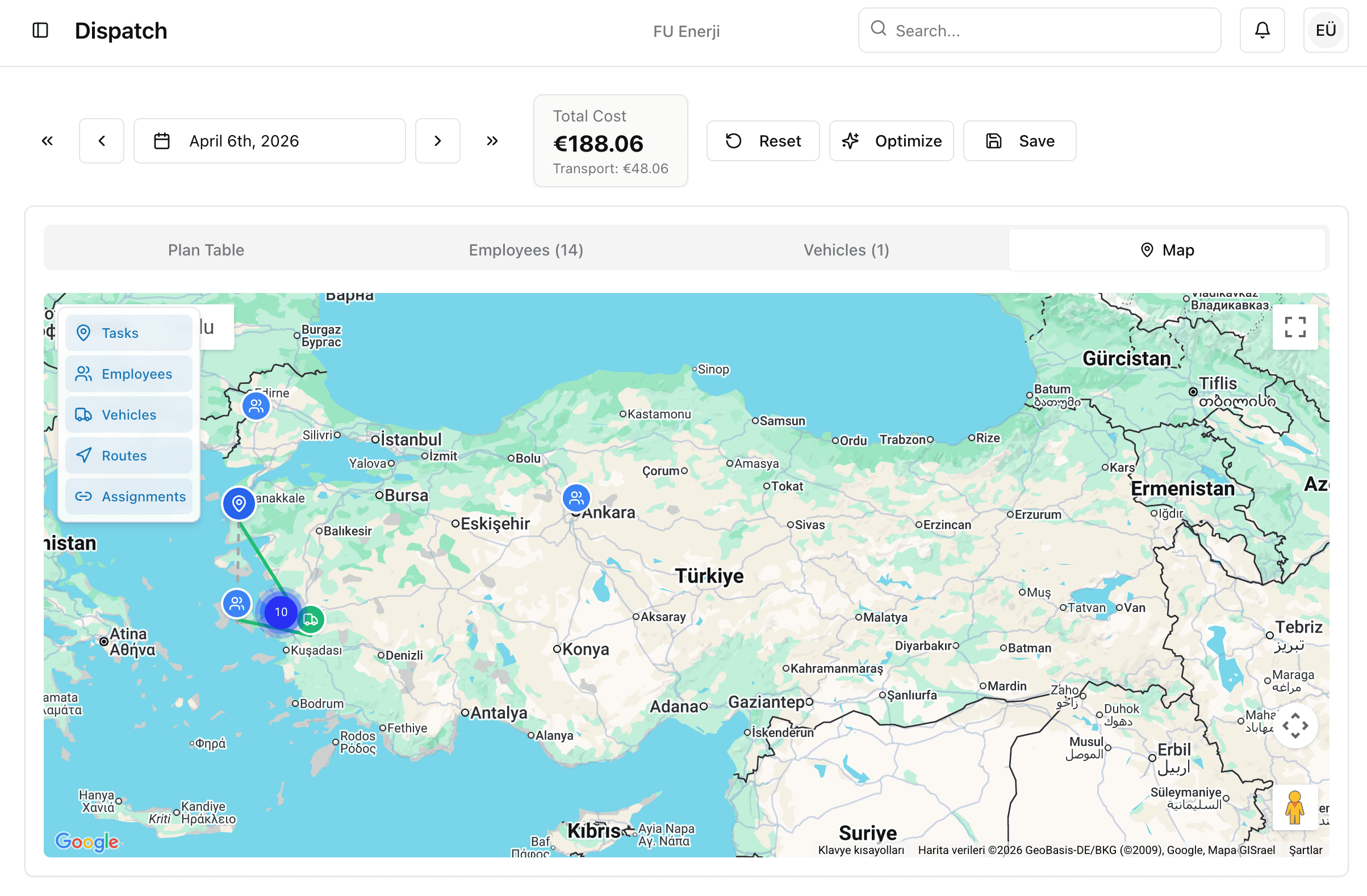 User Map